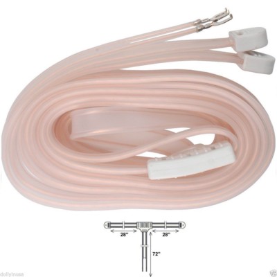 New FM Dipole Antenna 6 FT in length T Shaped SPADE TERMINALS 300 ohm twin leads