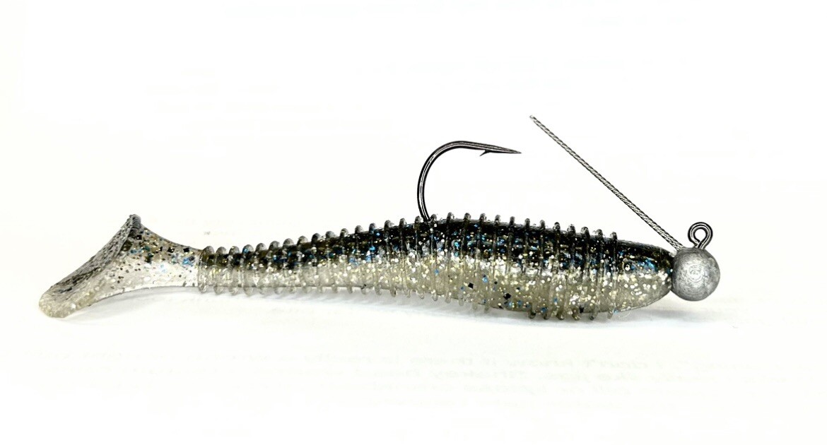 5 - 1/8oz Weedless Swimbait Jighead With Screwlock. Umbrella Rig Or Single - Image 2
