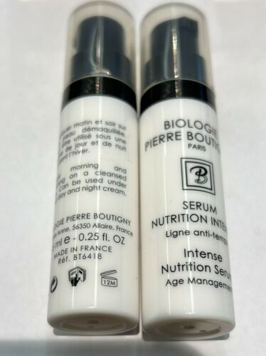 2 x Biologie Pierre Boutigny Intense Nutrition Serum Anti-aging 7.5ml Sample #tw - Picture 1 of 1