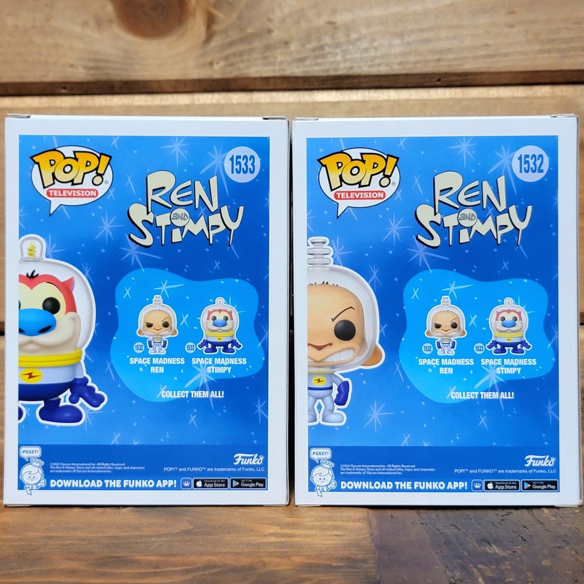 MEDICOM TOY - REN &amp; STIMPY SPACE MADNESS 400％ 2PCS SET BE＠RBRICK Ren & Stimpy Space Madness 400％ 2-Pack: MEDICOM