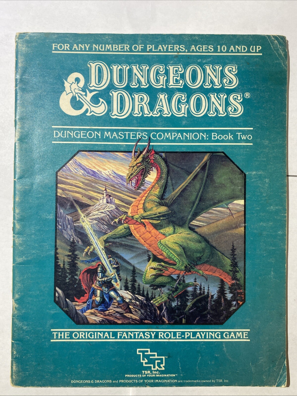 Dungeons & Dragons Dungeon Masters Companion Book Two 1984 TSR 1st ...