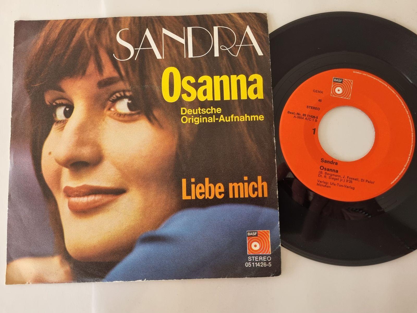 7"" Single Sandra - Osanna Vinyl Germany