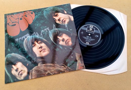Beatles " Gomma Soul " Superbo UK Medio 70'S 2 Scatola Emi Alta Qualità Pre Olio
