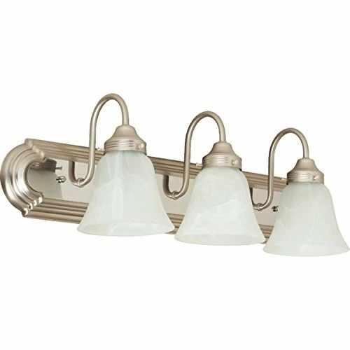 Cordelia Lighting 52003ES-154 Bath & Vanity 3 Light Fixture, Satin Nickel