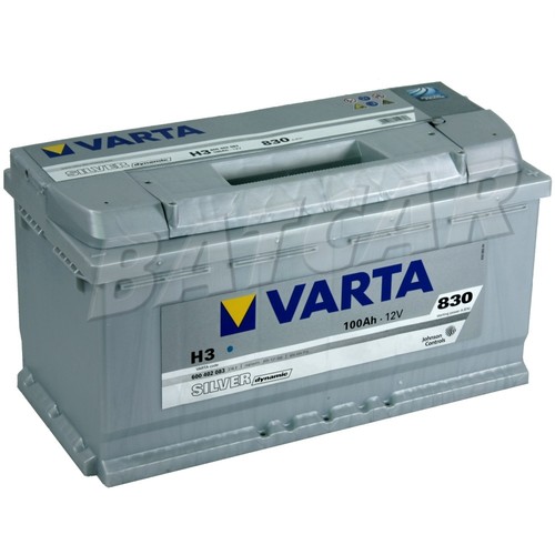 Varta Silver Dynamic H3 100 Ah 830A/EN Autobatterie ersetzt 90 92 95 110 Ah