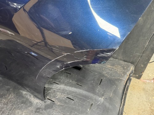 15-19 BMW X6 X6M F16 F86 REAR LEFT DRIVER SIDE DOOR CARBON BLACK ❌ Damaged - Bild 11 von 18