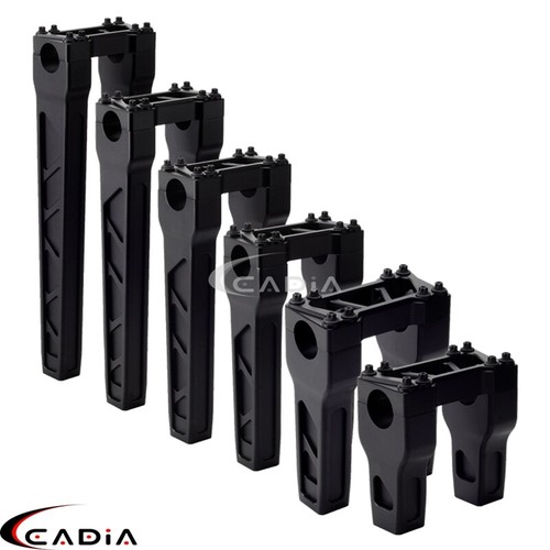 Elevadores de manillar estilo club de 1" para Harley Dyna Softail Touring 4"-14" de altura - Imagen 2 de 108