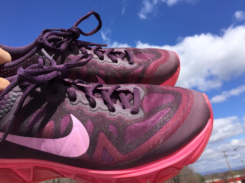 nike air max tailwind purple and black