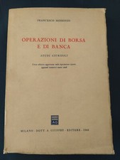 OPERAZIONI DI BORSA E DI BANCA FRANCESCO MESSINEO 1966