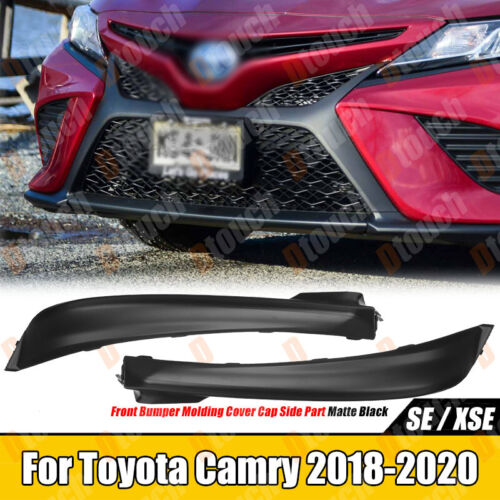 Front Bumper Side Lip Cover Lower Molding Trim For Toyota Camry SE XSE 2018-2020 - Picture 14 of 14