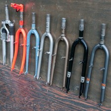 Bici MTB vintage filettata 1 1/8" FORCELLA 26" ruota freno a sbalzo bicicletta NOS Kona