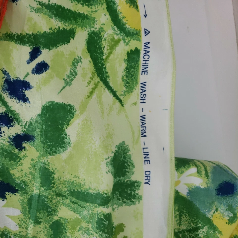 WAVERLY свежие цветы CHINTZ цветочный SCOTCHGARD 100% хлопок ткани 54 «x 54» - Изображение 3 из 4