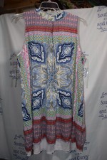 Speechless Knit Halter Neck Dress, Abstract Print, Size 2X