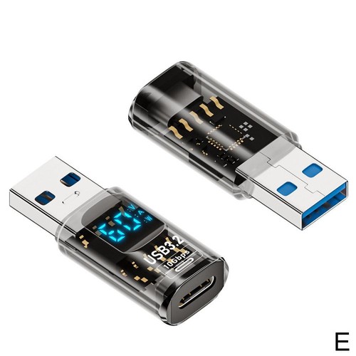 Digital Display Converter Head TYPE-C to USB Supports OTG Data Transfer 60 X7S3 - Zdjęcie 18 z 19