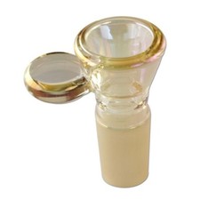 Ersatzkopf Glas Bong Regenbogenfarben gelb