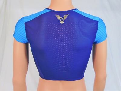 Nike Pro Elite 2016 Olympics USA Women Track Running Shirt Sz L