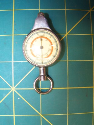 VINTAGE GERMAN OPISOMETER MAP DISTANCE GAUGE (INCHES TO MILES) & COMPASS
