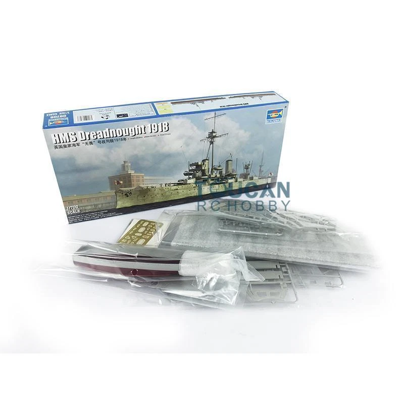 Trompetista 06706 1/700 Royal Navy Dreadnought 1918 KIT de buque de guerra de plástico estático Foto 4 de 4
