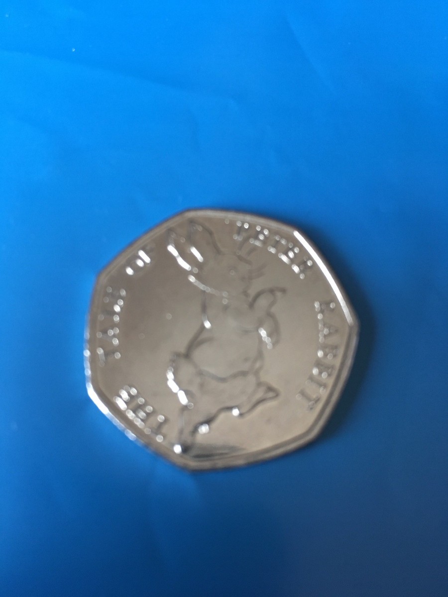 Rare 50p Coin Tail Of Peter Rabbit 2017 In Aberdeen Fifty Pence Coin