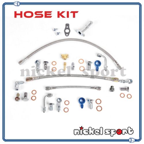 Turbo Oil Water Teflon Line Kit For MHI TD04 Upgrade on Saab 9-3 9-5 AERO 2.0T - Photo 1 sur 1