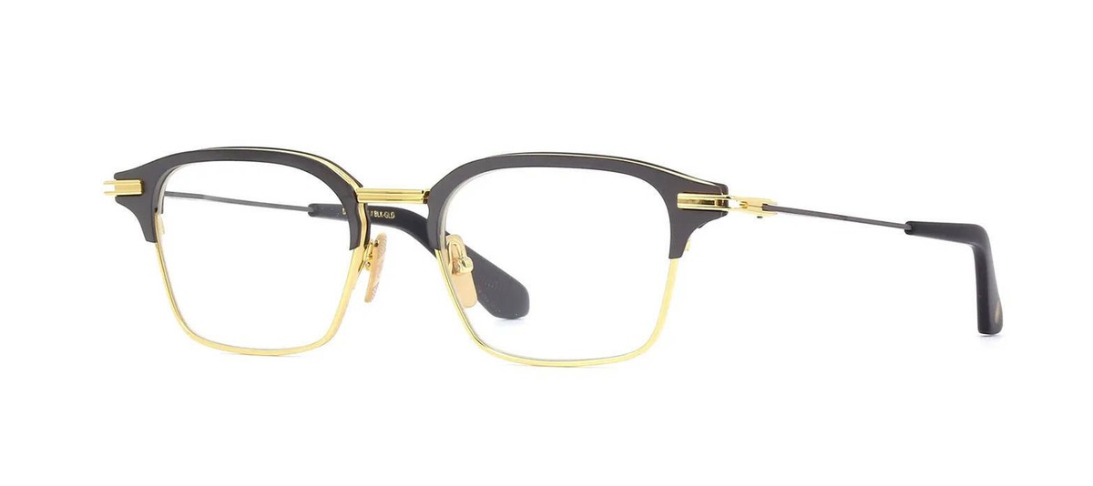 Dita TYPOGRAPHER Black Iron Yellow Gold (01) Eyeglasses | eBay