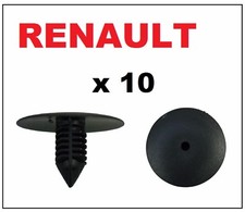 10 x For Renault Wheel Arch Liner Splash Guard Lining Plastic Fir Tree Clips