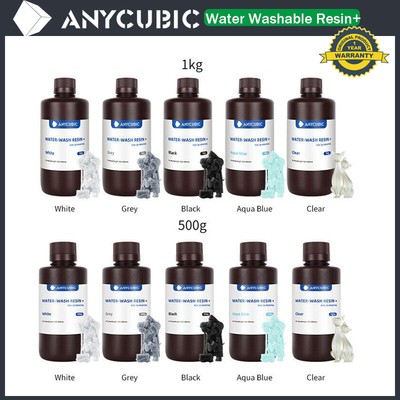 ANYCUBIC Water Washable UV Photopolymer Harz 365-405nm für Resin LCD 3D Drucker