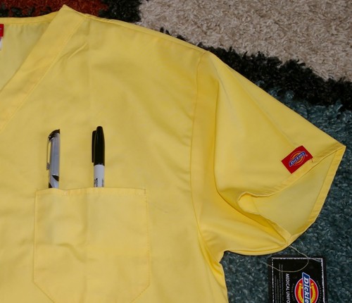 Dickies Everyday Unisex Scrub Top W/ Top pocket Style 10106 Sz S to 2X - 第 9/51 張圖片