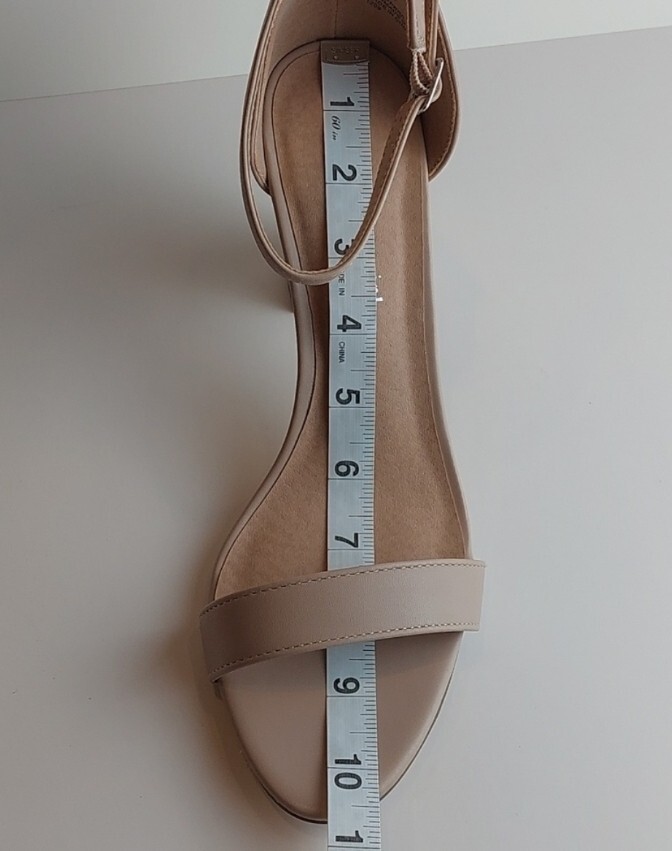 Madden Girl Women Ankle Strap Heels Sandals Beella Size 10M Light Beige