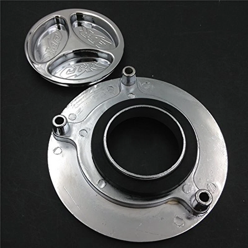 Chrome Keyless Fuel Tank Gas Cap For Honda CBR 600 F2 F3 F4 F4i 1991-2006 - Imagem 3 de 4