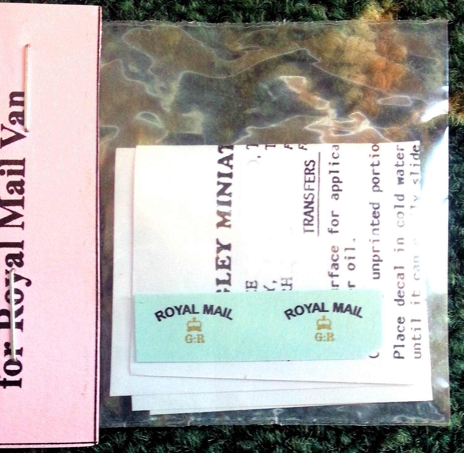 Waterslide Transfers Narrow Boat Canal OM5 Colour O Scale Langley