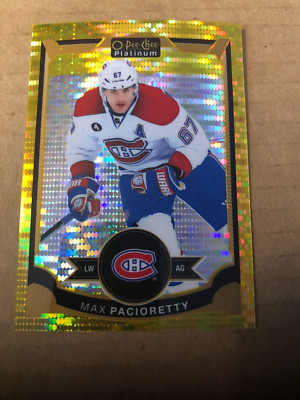 2015-16 O-Pee-Chee Platinum Seismic Gold #34 Max Pacioretty 16/50