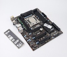 MSI X99A Raider Core i7-5820K CPU 4GB RAM Motherboard I/O Shield