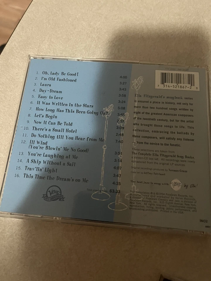 Jazz/ Blues Vocals CD Lot: Billie Holiday, Ella Fitzgerald, Nina Simone VG to EX Foto 3 de 4