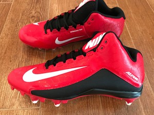 black nike alpha cleats