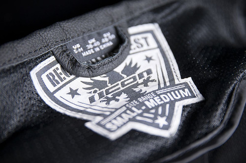 Icon Mens Black Leather Regulator Motorcycle Racing Riding D30 Armored Club Vest - Picture 7 of 9