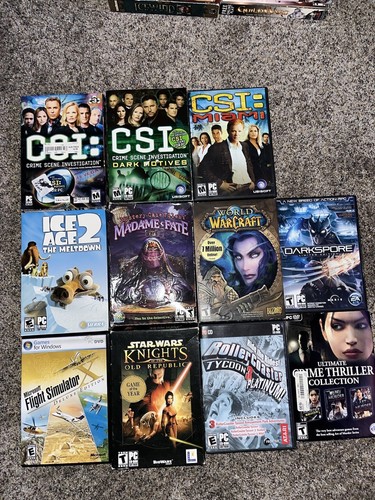 Lot Of 40 Vintage PC CD-ROM Computer Video Games! - Picture 10 of 23