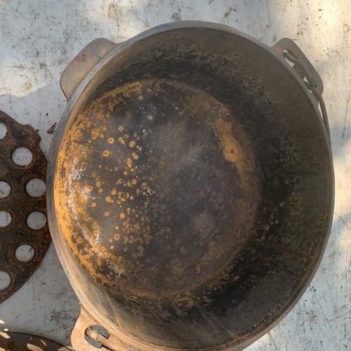 Griswold antico vintage n. Forno Olandese 9 Tite-Top con Coperchio Facile da Pulire con Rivestimento - Foto 19 di 24