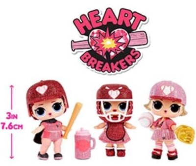 ♡lol♡ 　キッズ　130 LOL Surprise All Star BBs 12 Doll Set Heartbreakers vs Lucky