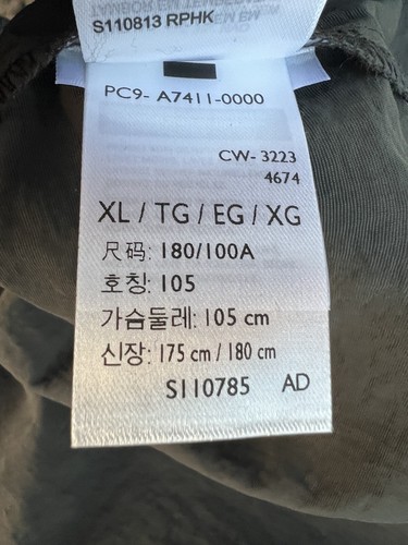 Levis X Gundam Seed Jacket Men Extra Large Black Technical Anorak Polyamide - Picture 18 of 18