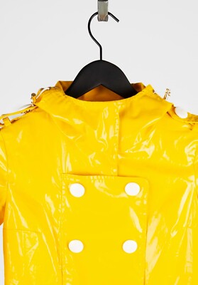 Original Moncler Palma Yellow Jacket Raincoat Size 0 H4337 | eBay