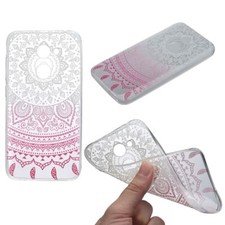 Cover hennè per Alcatel A3 custodia protettiva silicone bumper astucci sole bianco nuova
