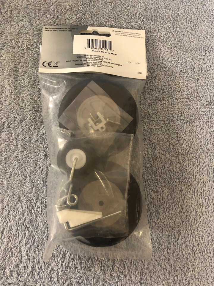 Hangar 9 Christen Eagle II 90 ARF Wheel SET with Tailwheel - Image 2 of 2