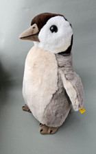 Vintage Rare Steiff Large Emperor Baby Penguin 2507/38 Soft Toy Plush ID Flag