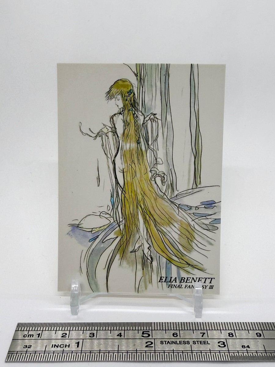Elia Benett Final Fantasy Ⅲ Art Museum Card SQUARE Yoshitaka