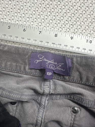 NYDJ Velvet Pants Womens Size 10P 10 Petite 32x28" Mid Rise USA MADE - Picture 9 of 11
