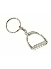 Formay 169907 english stirrup NP keychain app. overall length 3", english horse