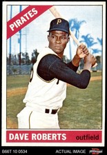 1966 Topps #571 Dave Roberts Pirates SHORT-PRINT 7 - NM