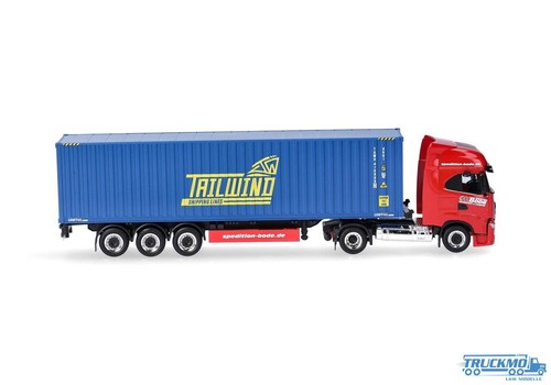 Herpa HH Bode Tailwind Iveco S-Way LNG Containersattelzug 317368 - Bild 4 von 5