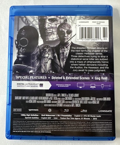 Hellraiser Judgment (Blu-ray 2016) - Picture 2 of 4